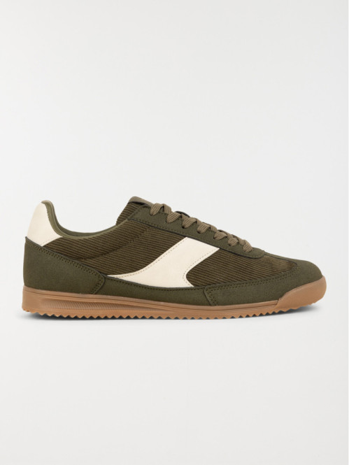 Baskets basses olives femme...