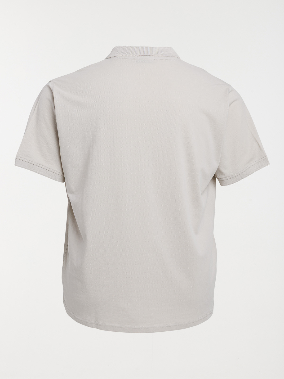 Polo coloris blond grande taille homme