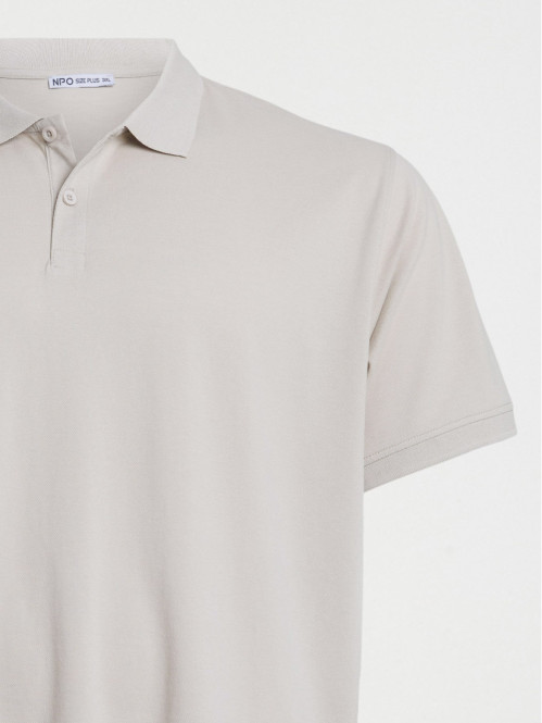 Polo coloris blond grande...