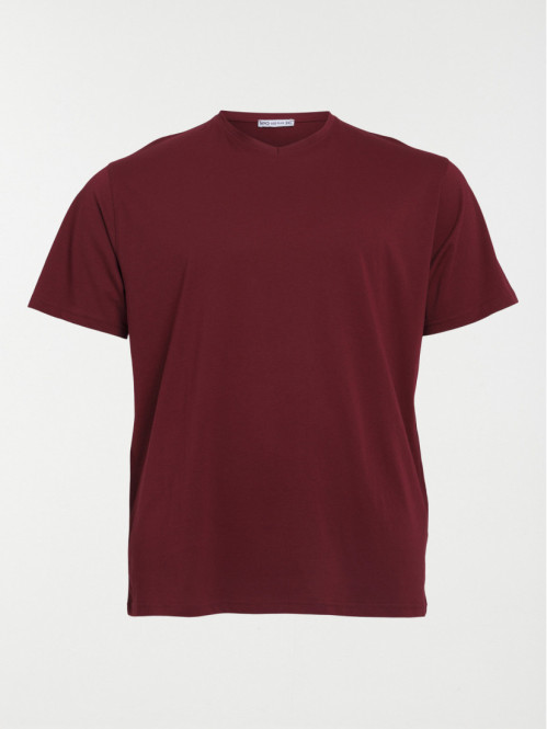 T-shirt pourpre grande taille homme