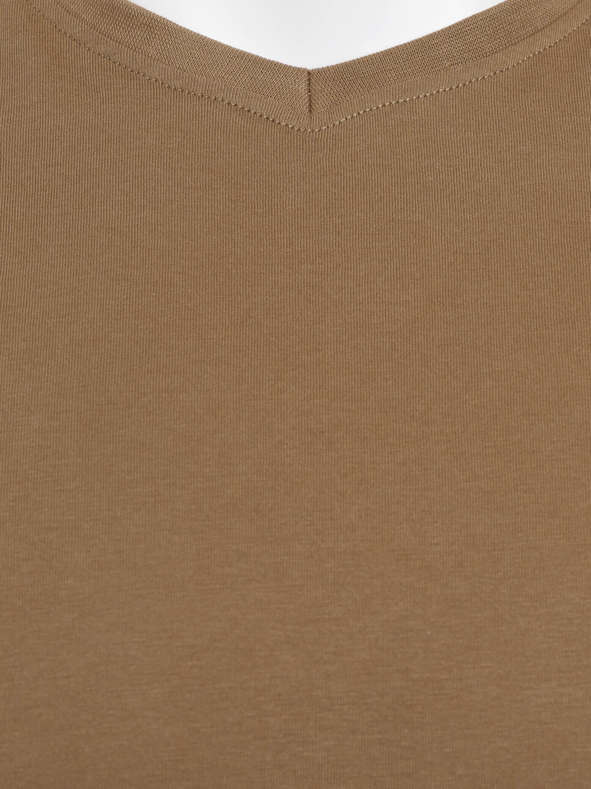 T-shirt camel foncé grande taille homme