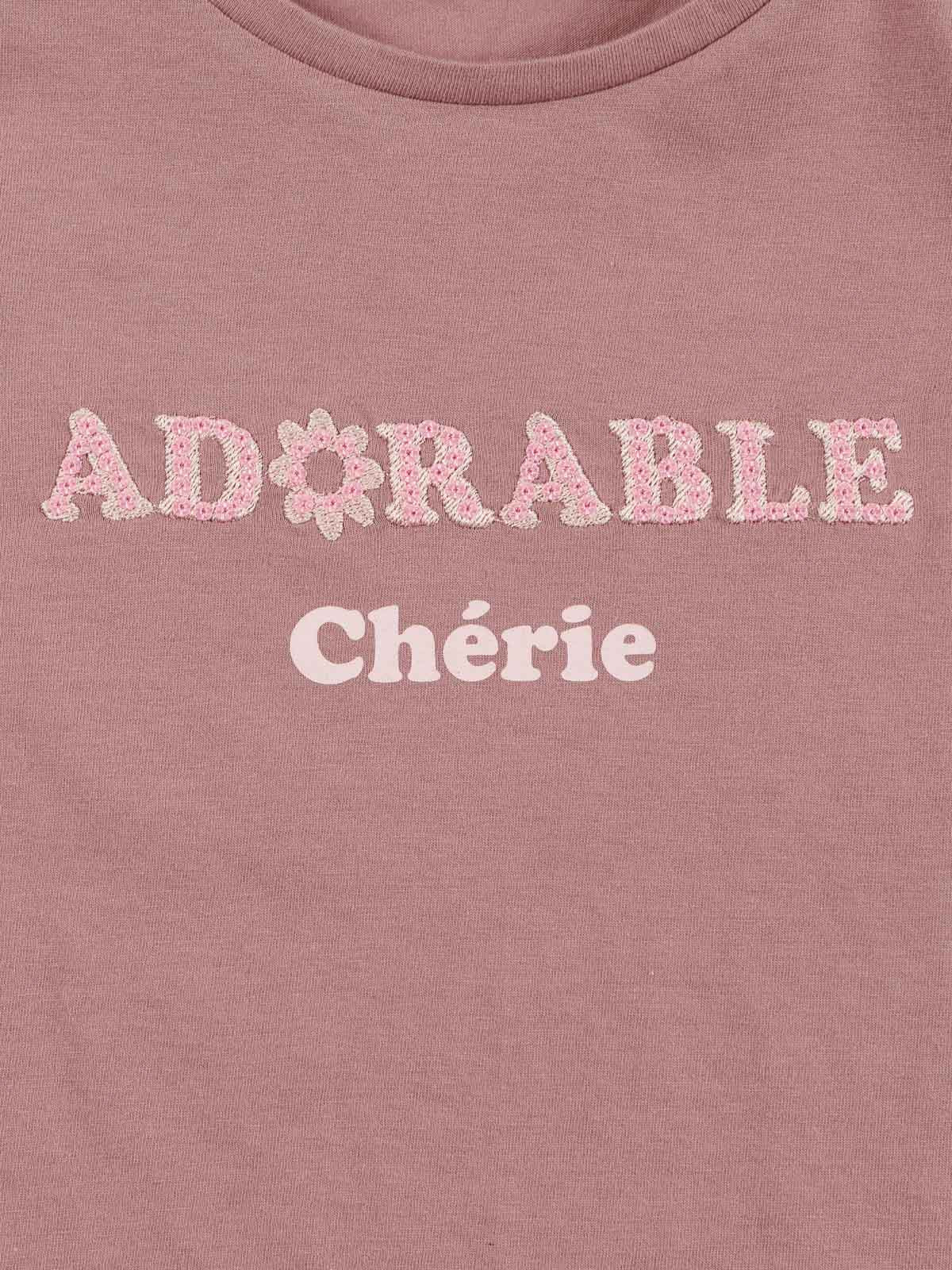 T-shirt adorable chérie fille (3-12A) T-shirt adorable chérie fille (3-12A)
