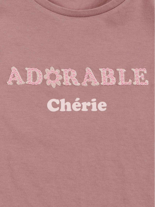 T-shirt adorable chérie...