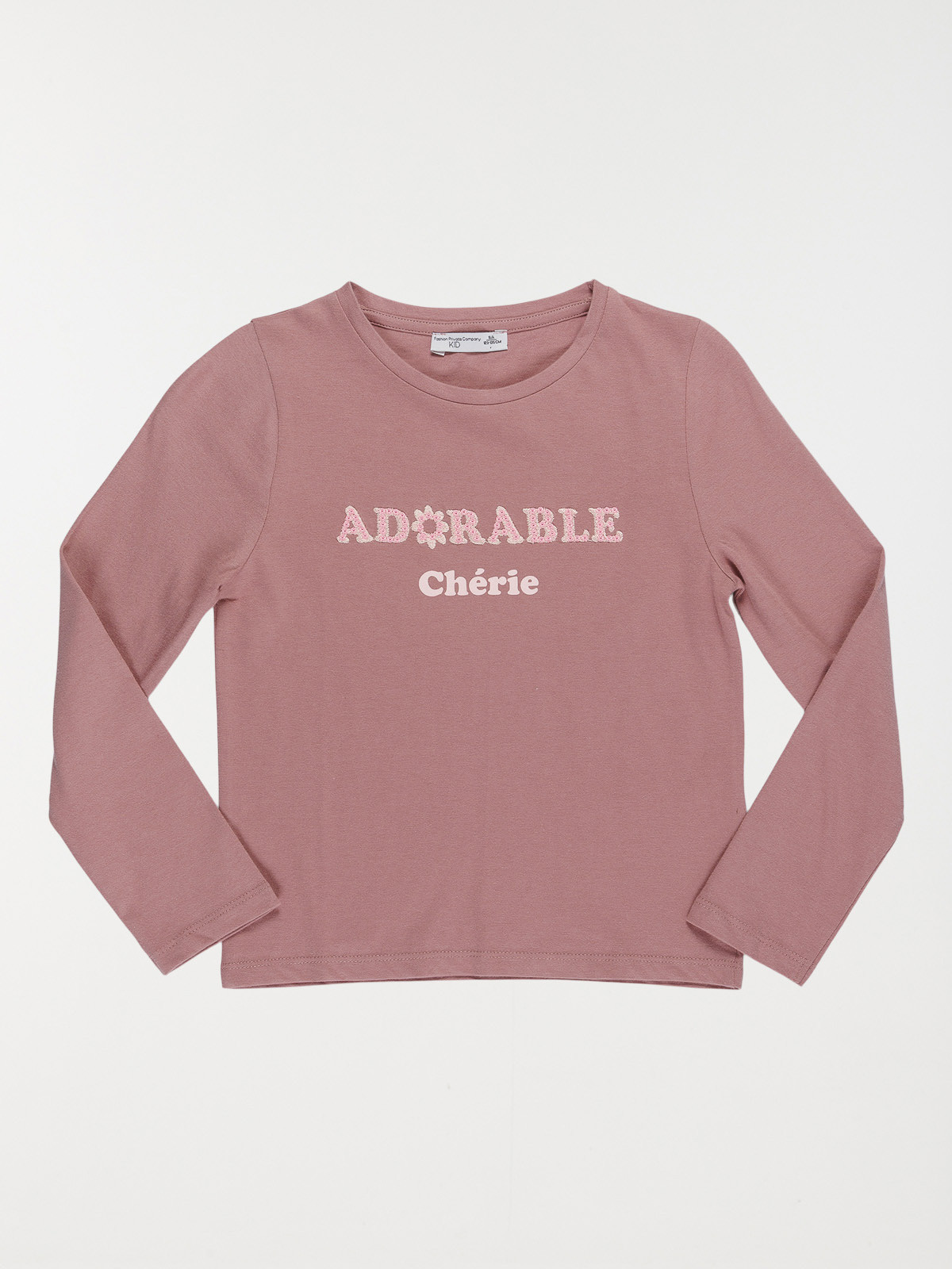 T-shirt adorable chérie fille (3-12A)