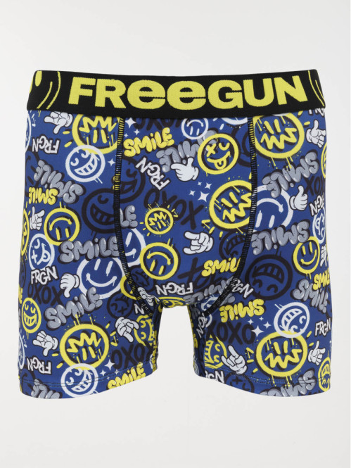 Boxer FREEGUN smiley homme