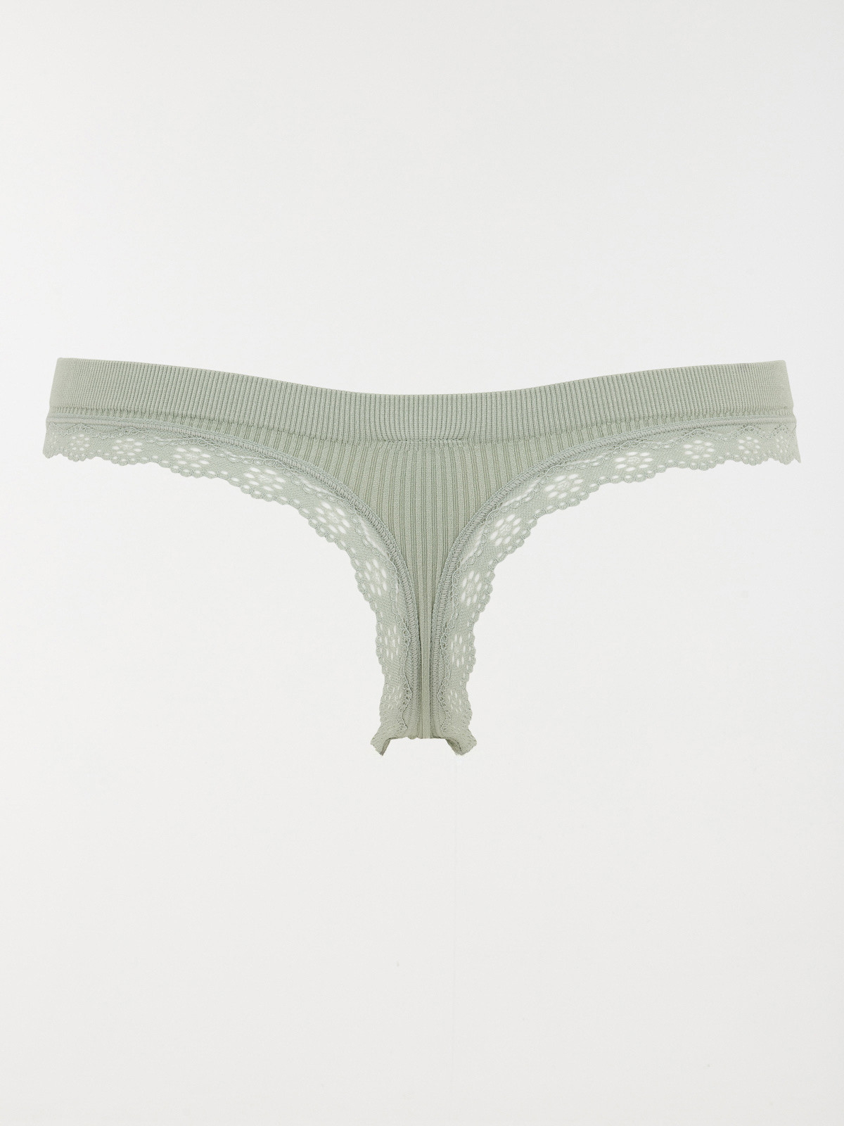Tanga côtelé iceberg femme (S-XL)