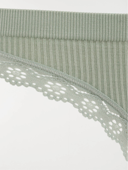 Tanga côtelé iceberg femme...