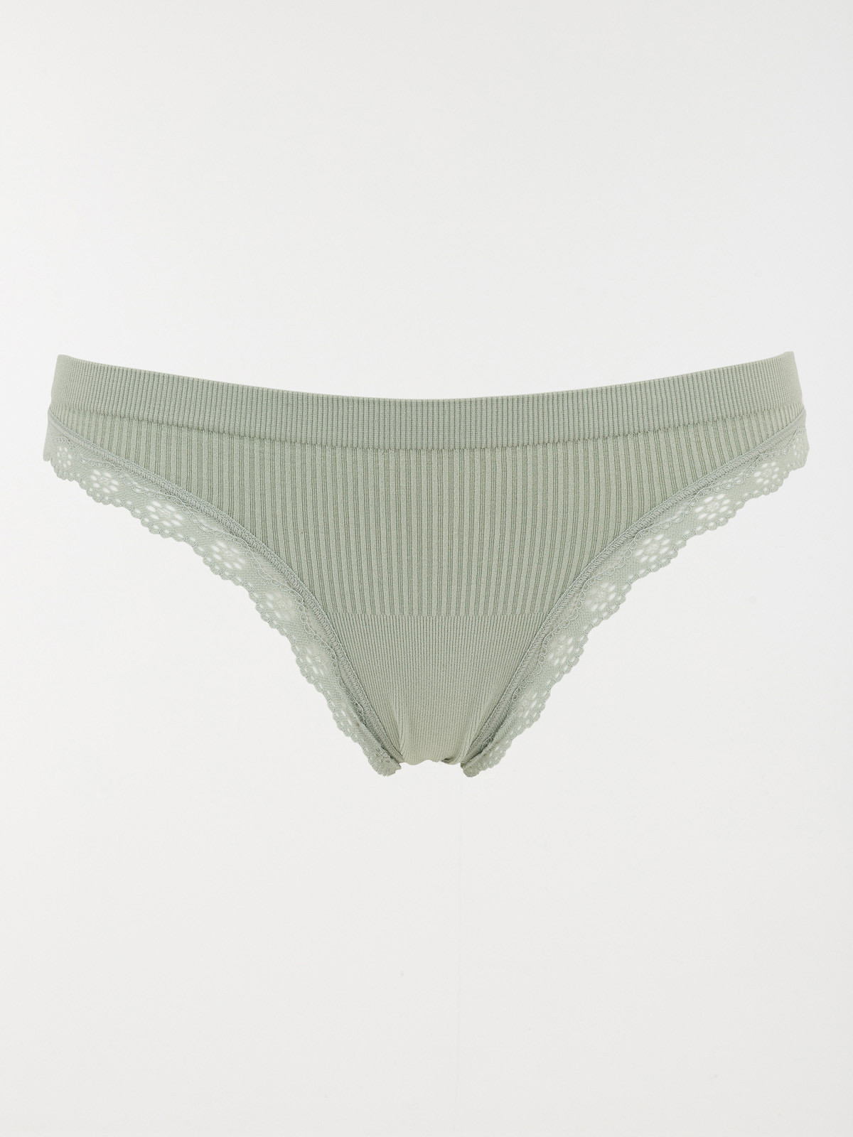 Tanga côtelé iceberg femme (S-XL)