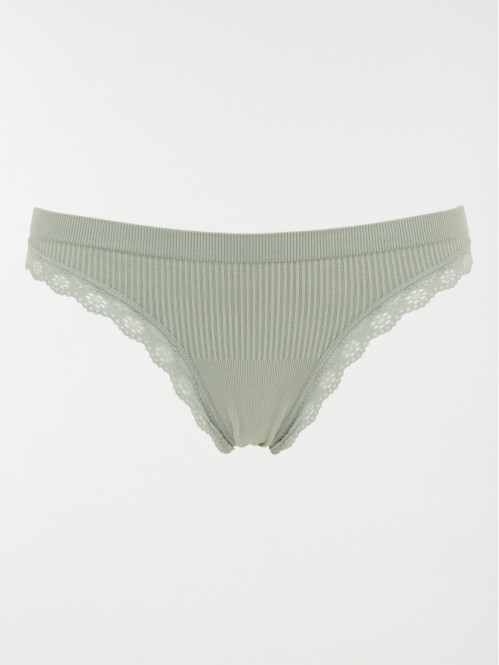 Tanga côtelé iceberg femme...