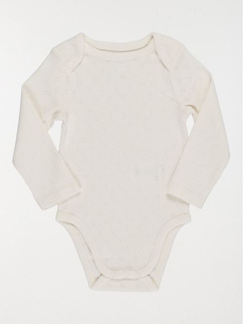 Lot de 3 bodies unis fille...