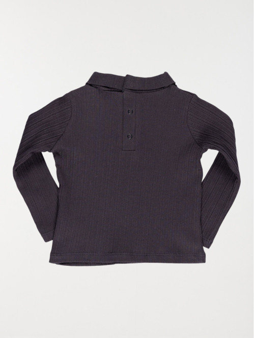 Sous pull côtelé uni fille (3-24M) Sous pull côtelé uni fille (3-24M)