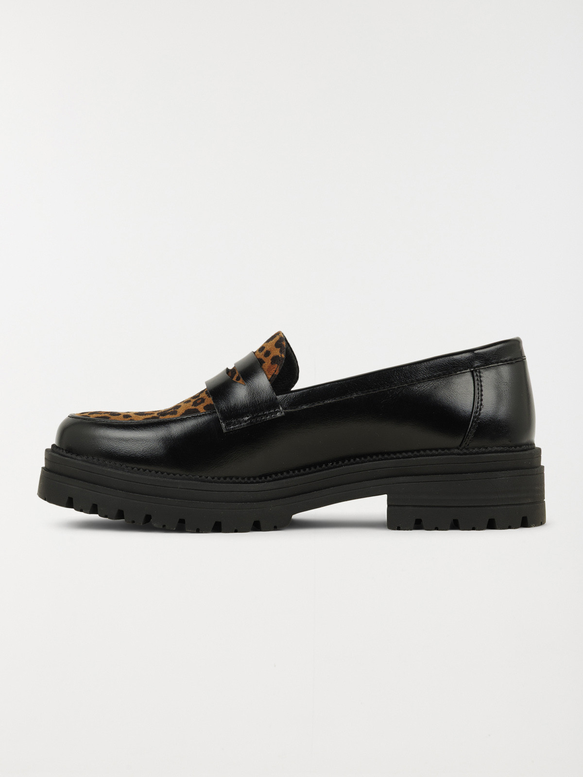 Mocassins motif léopard femme (36-41)