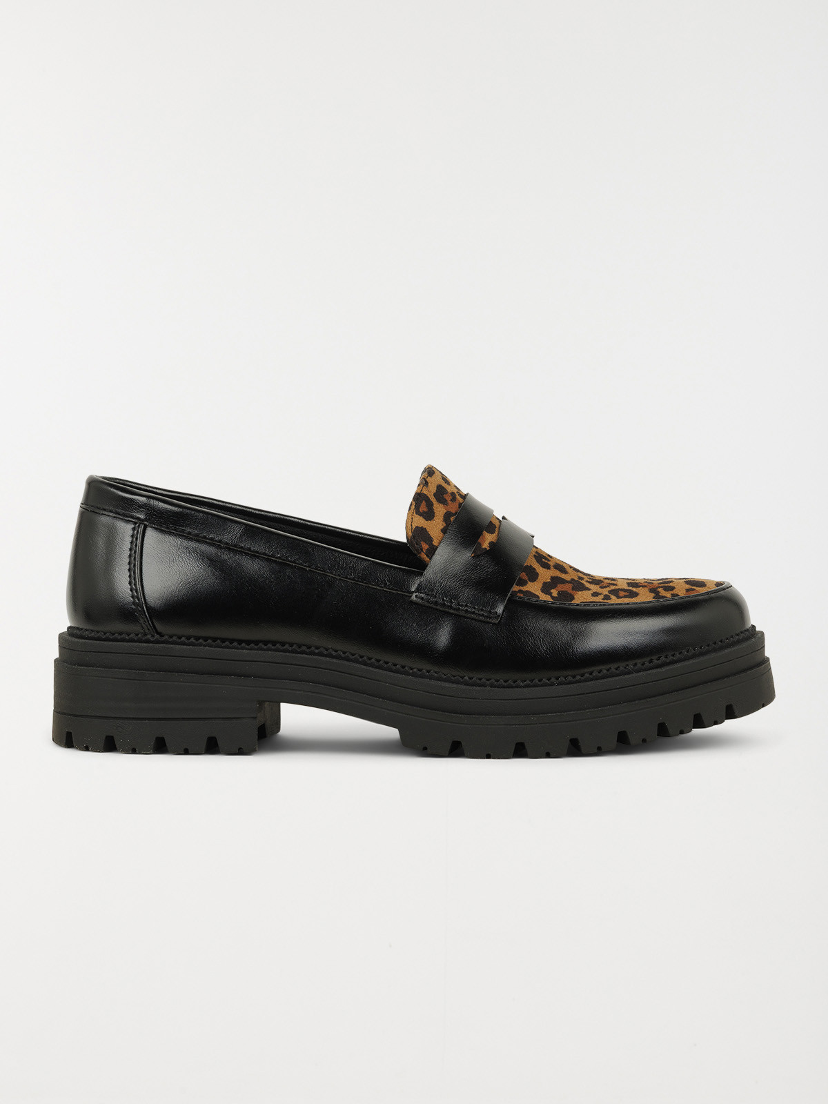 Mocassins motif léopard femme (36-41)