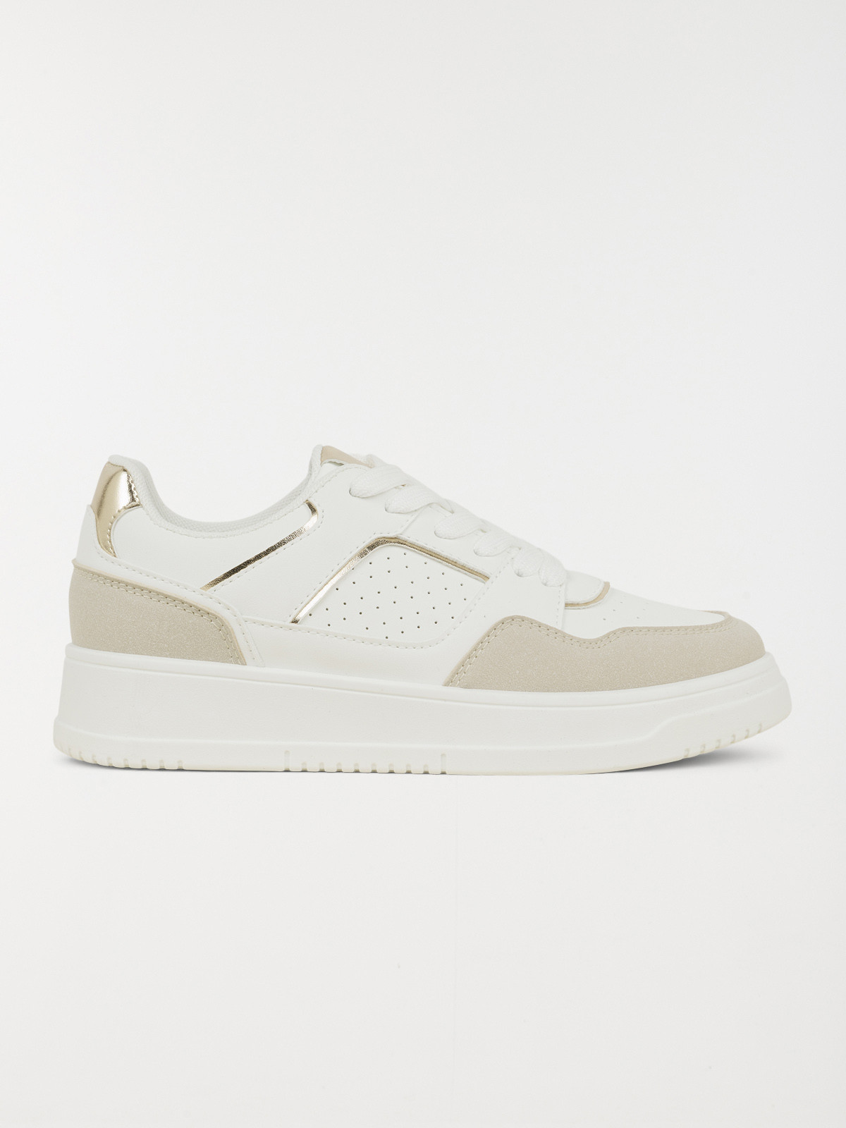 Basket beige et blanche femme (36-41)