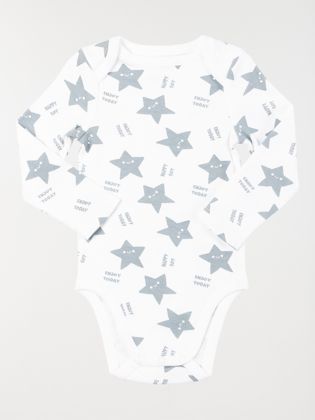 Lot de 3 bodies étoiles garçon (3-24M) Lot de 3 bodies étoiles garçon (3-24M)