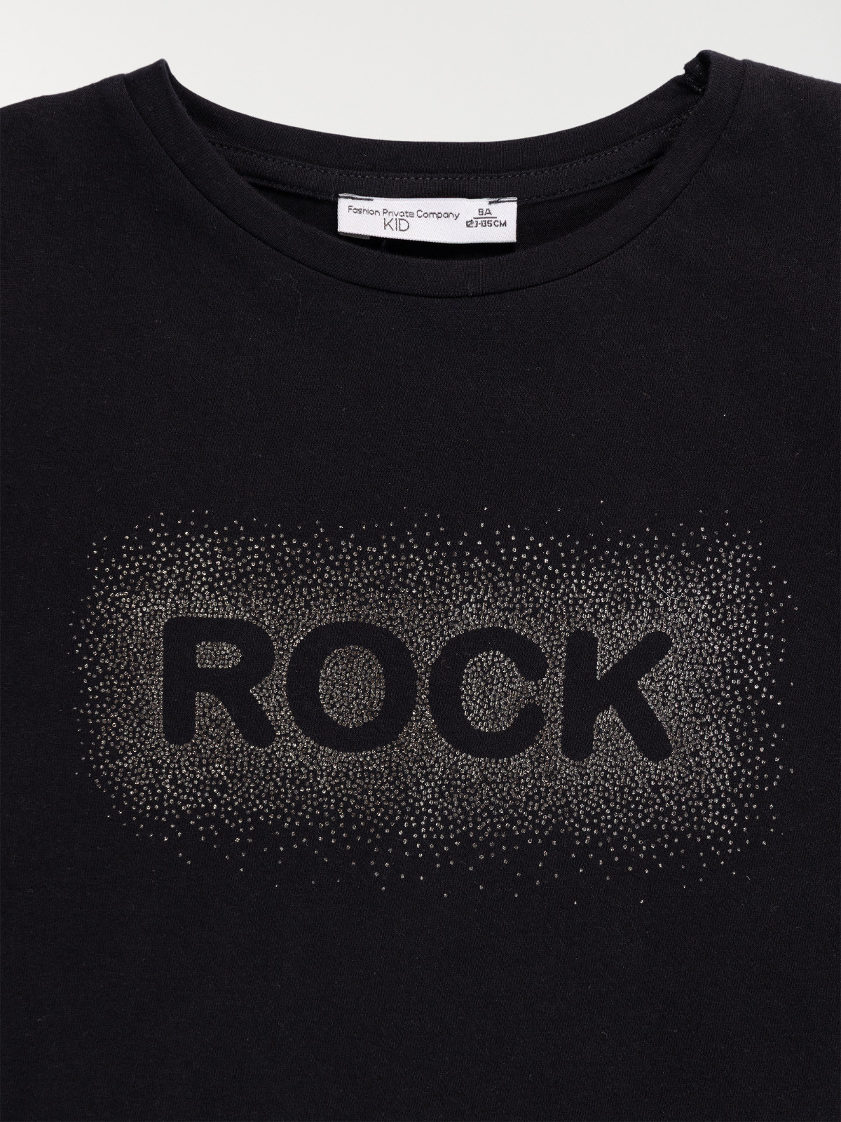 T-shirt rock noir fille (3-12A)