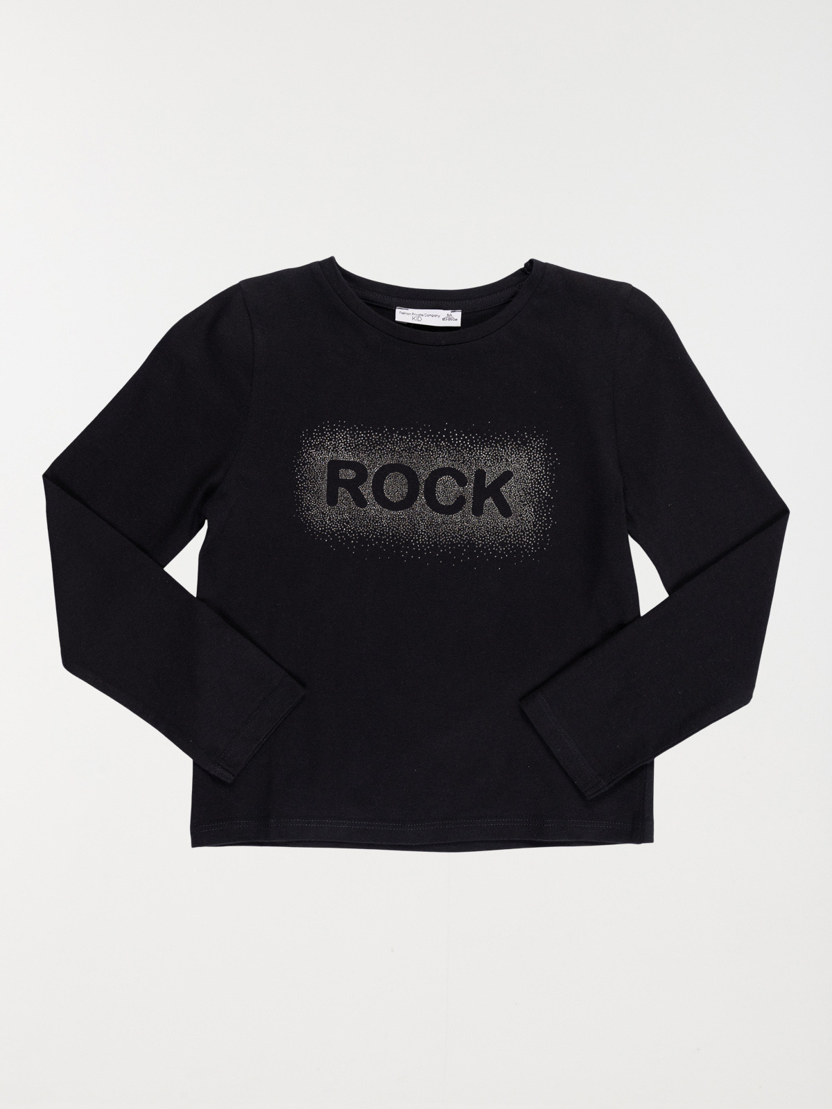 T-shirt rock noir fille (3-12A)
