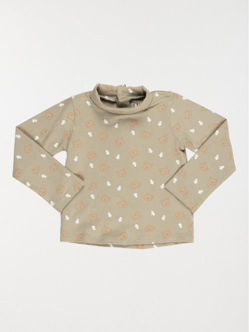 Sous-pull imprimé garçon (3-24M)
