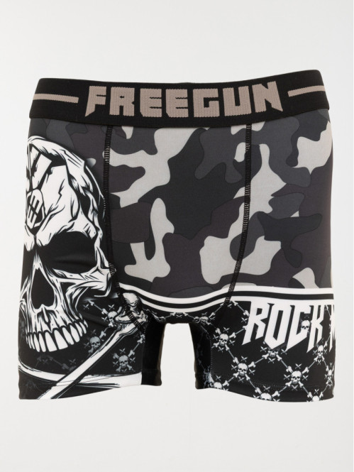Boxer FREEGUN tête de mort homme