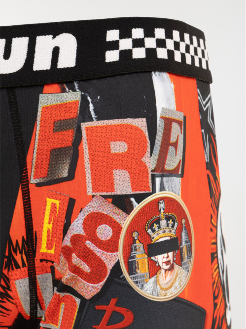 Boxer FREEGUN punky rouge...