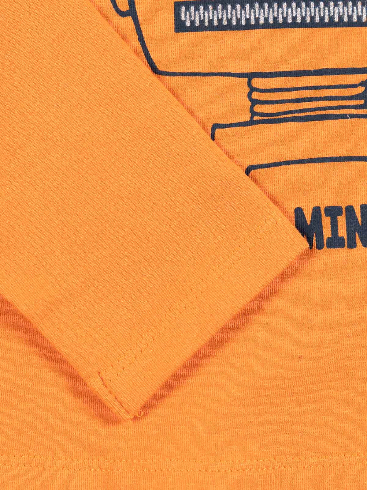 T-shirt orange robot garçon T-shirt orange robot garçon