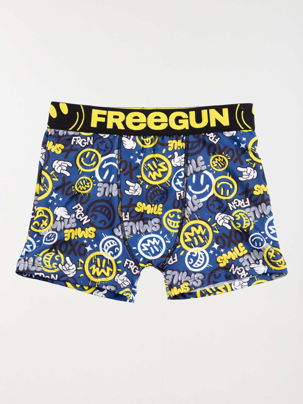 Shorty Freegun imprimé smiley garçon
