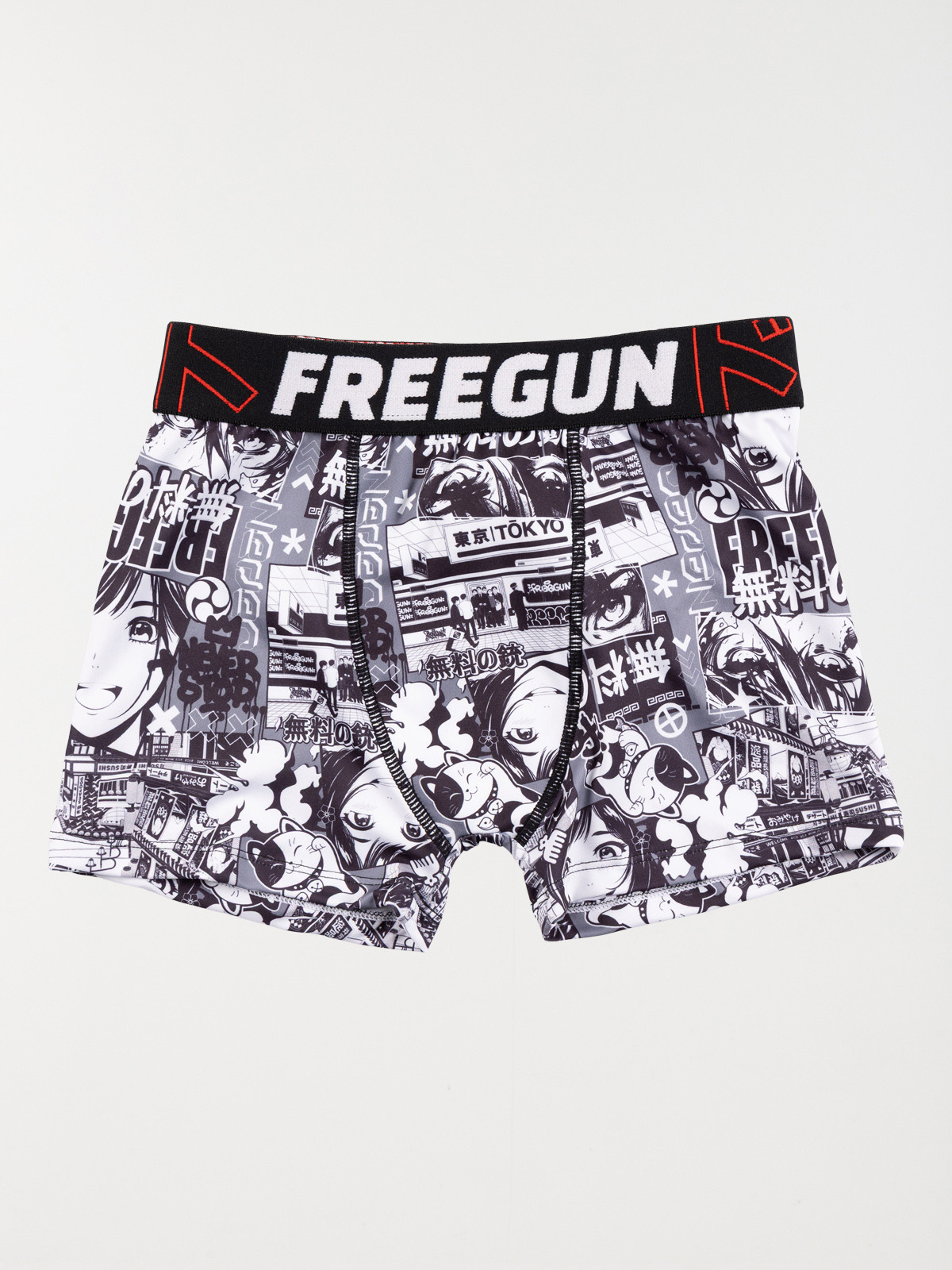 Shorty Freegun imprimé manga garçon