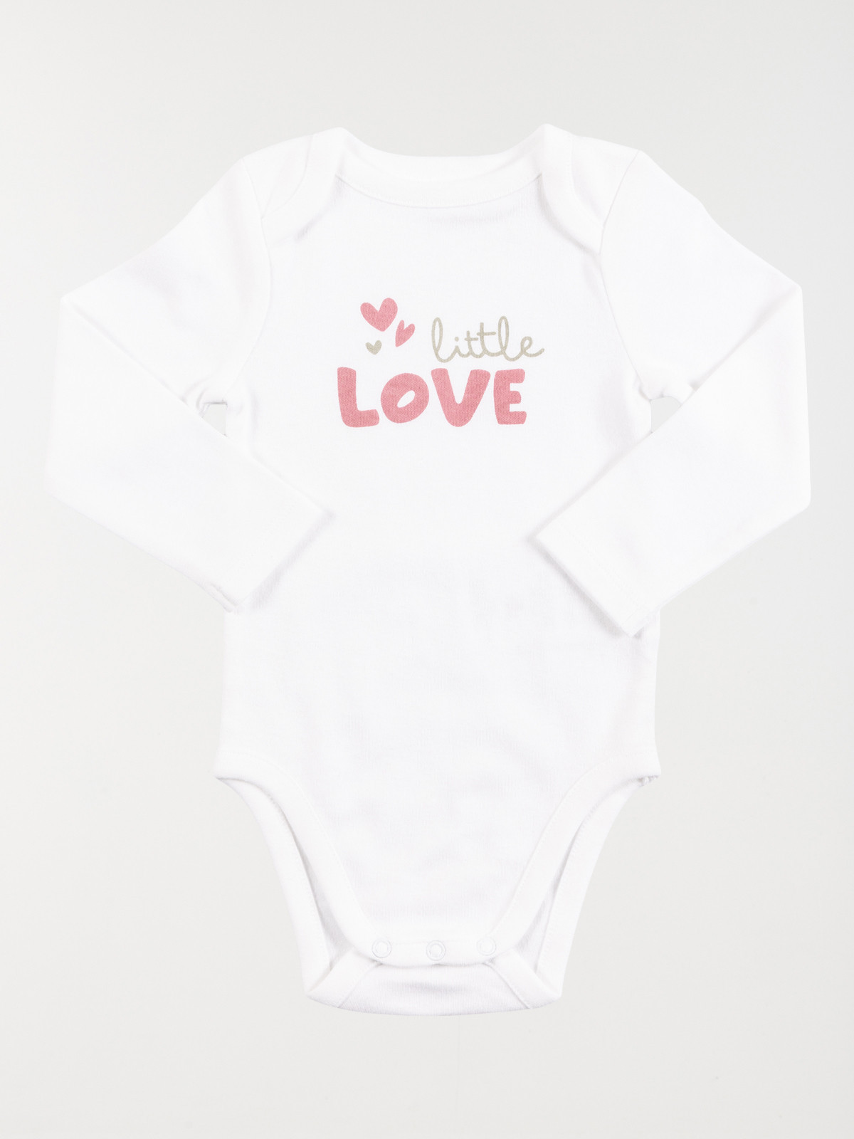 Lot 3 bodies little love fille (3-24M)