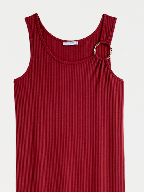 Robe longue anneau sienne...