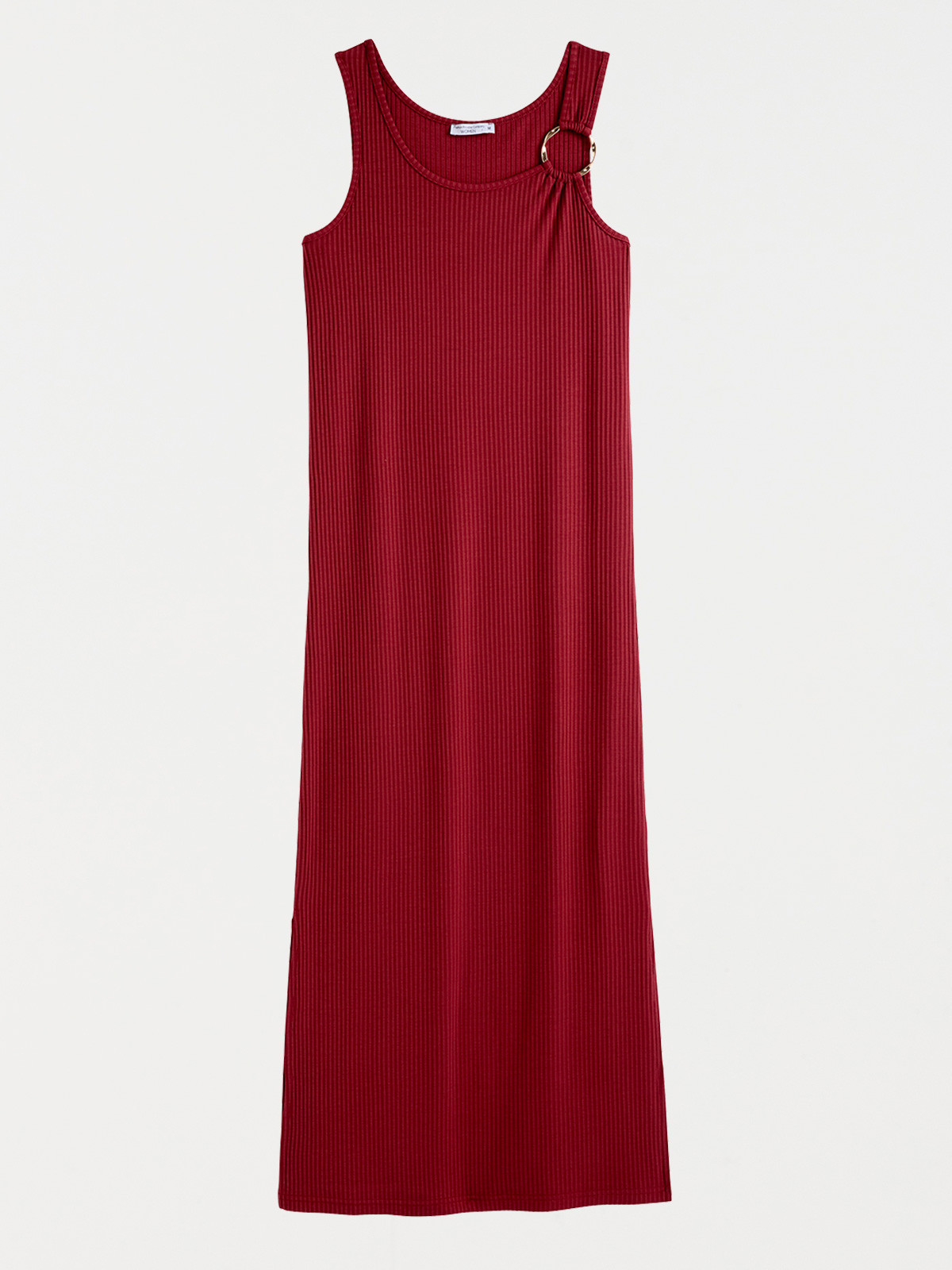 Robe longue anneau sienne femme