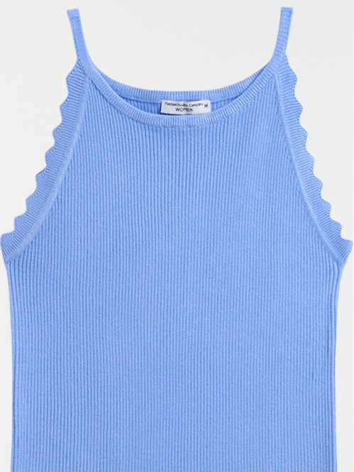 Débardeur maille fine col rond femme Débardeur maille fine col rond femme