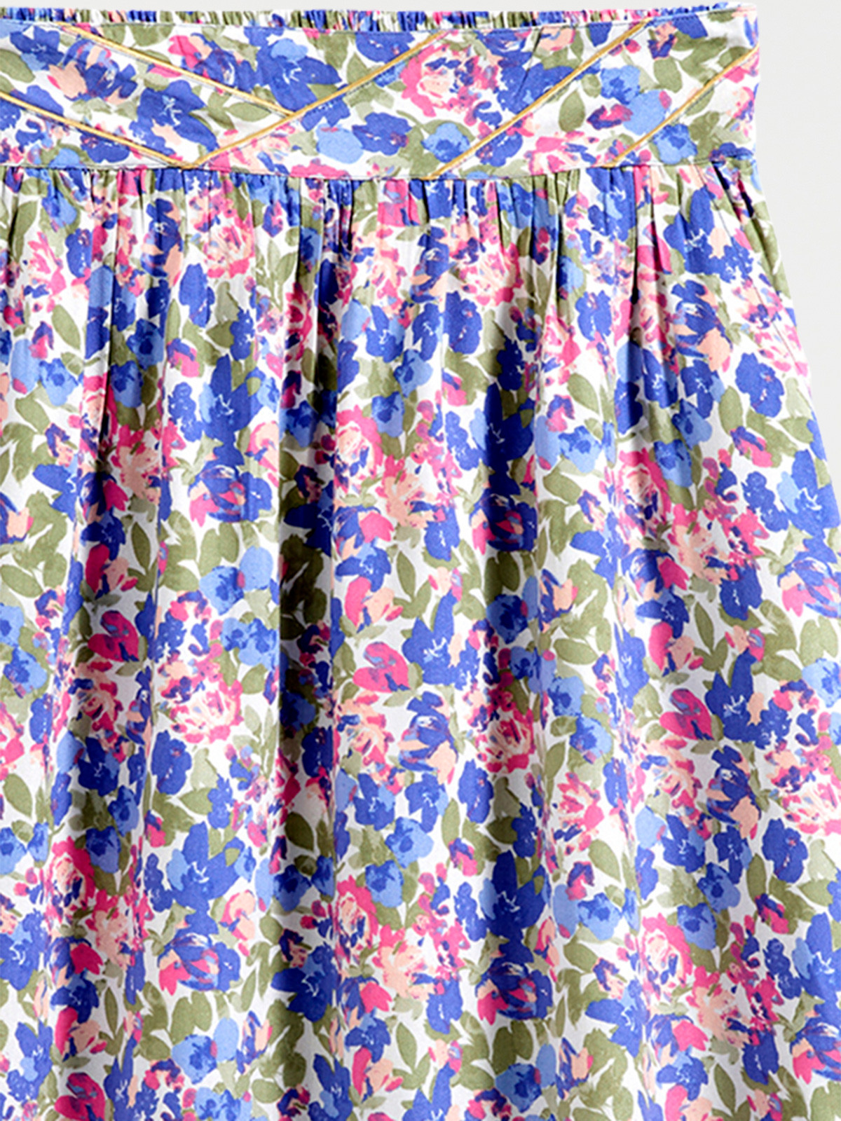 Jupe courte imprimée fleurie femme