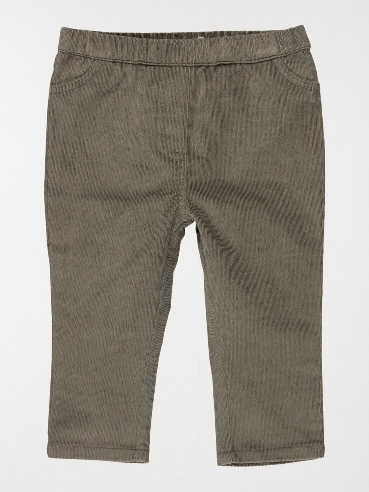 Jegging velours kaki kid fille (3-24M)