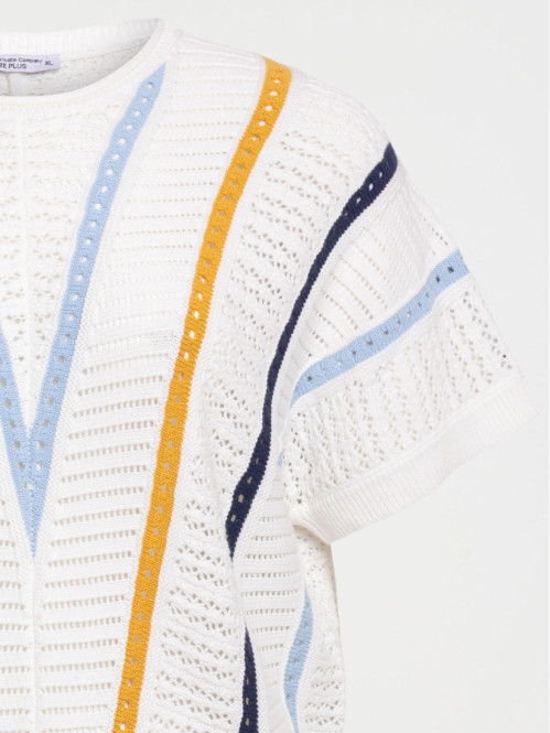 Pull rayures femme grande...