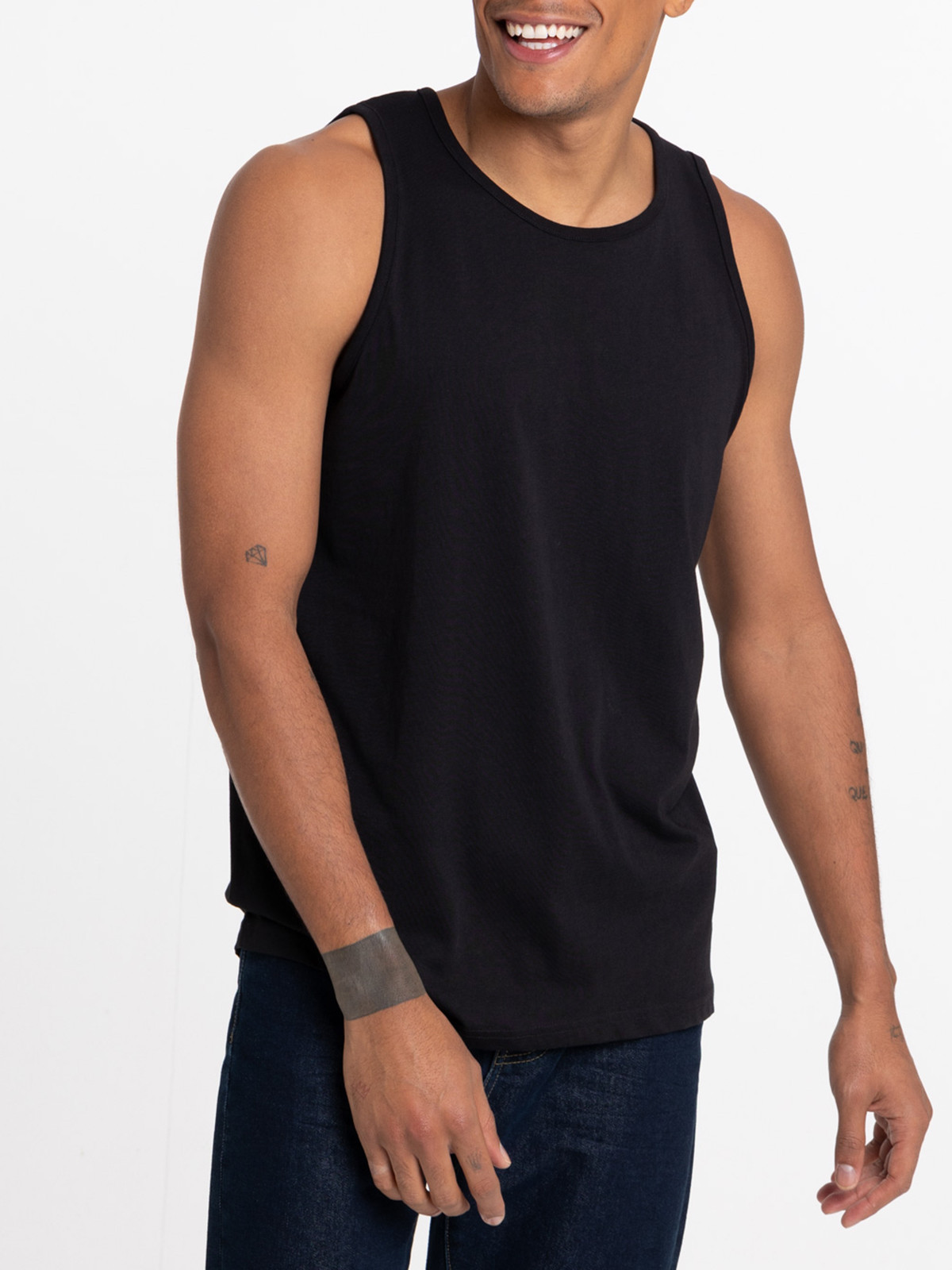 Débardeur noir homme