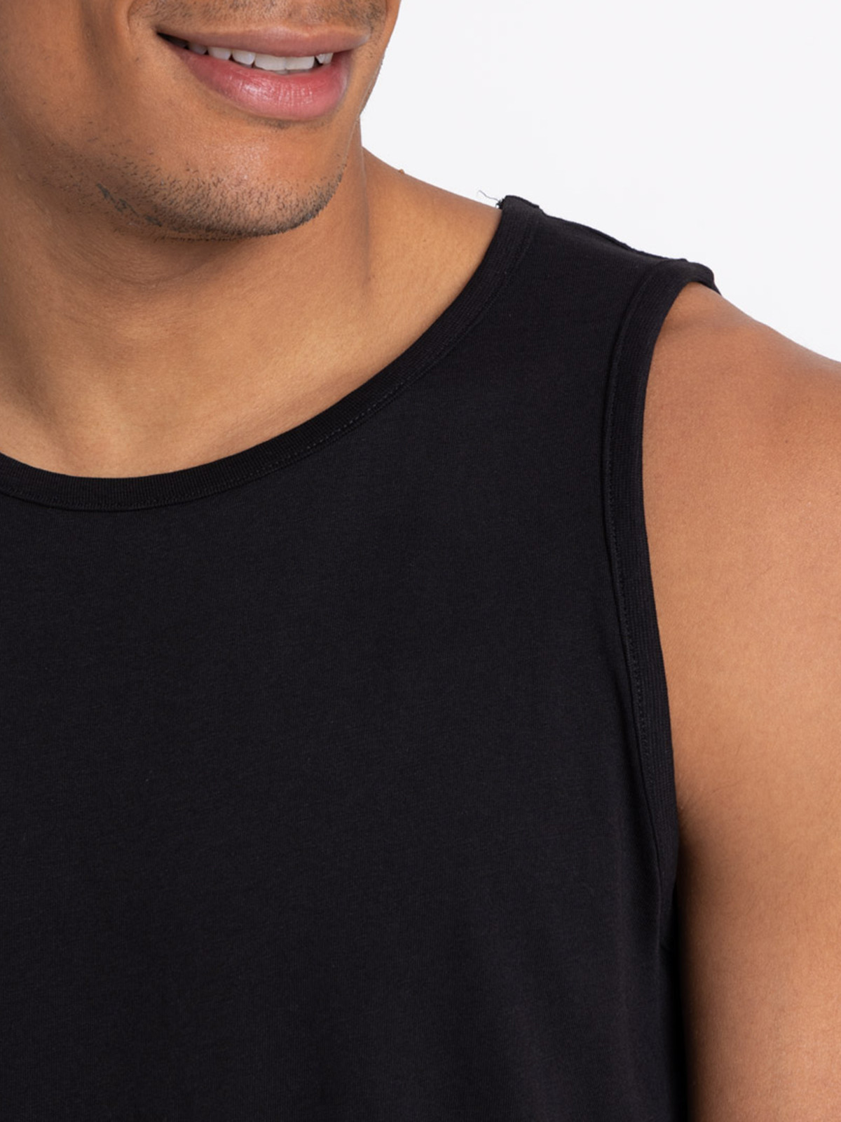 Débardeur noir homme