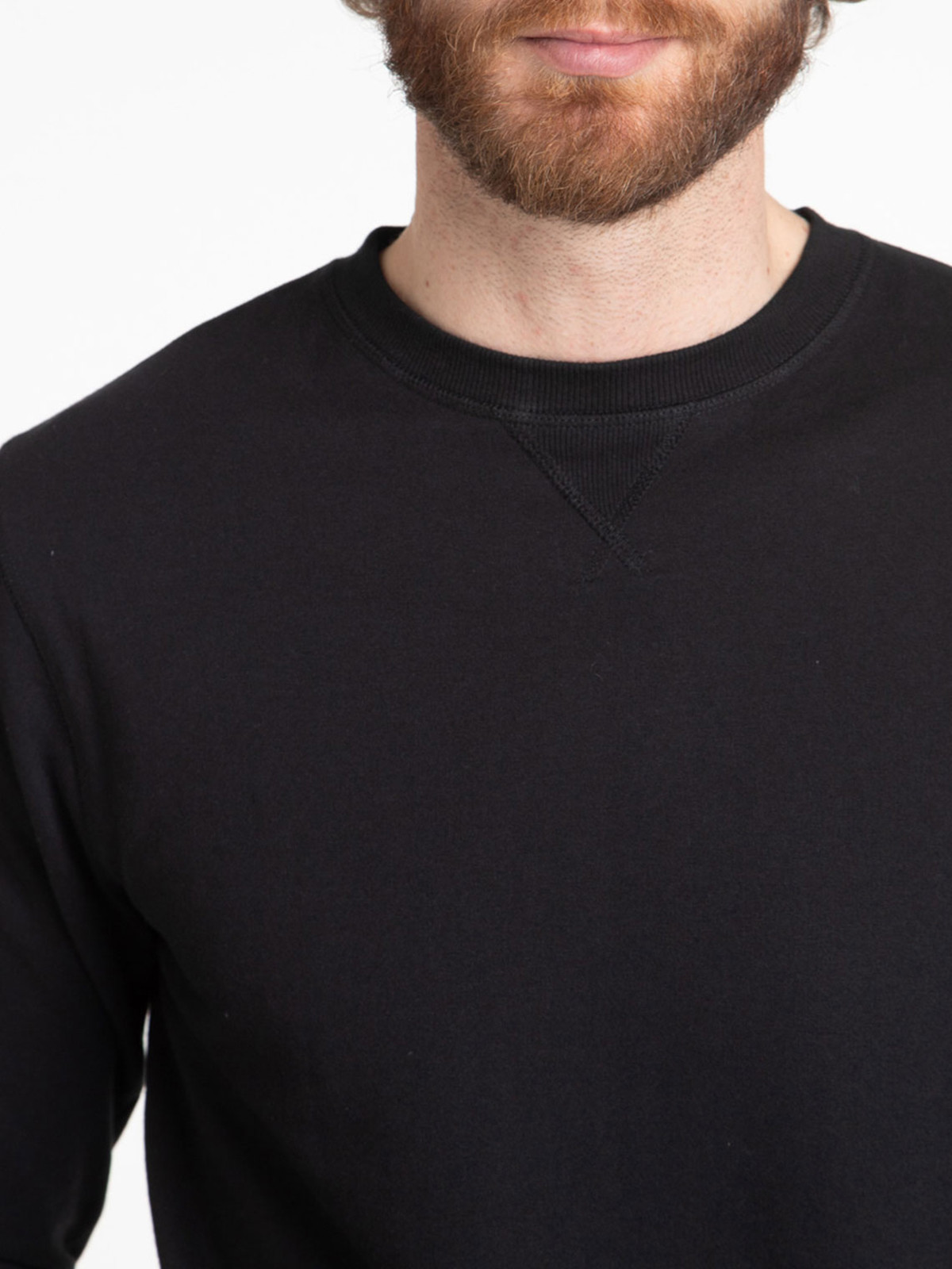 Sweat homme col rond coloris noir Sweat homme col rond coloris noir