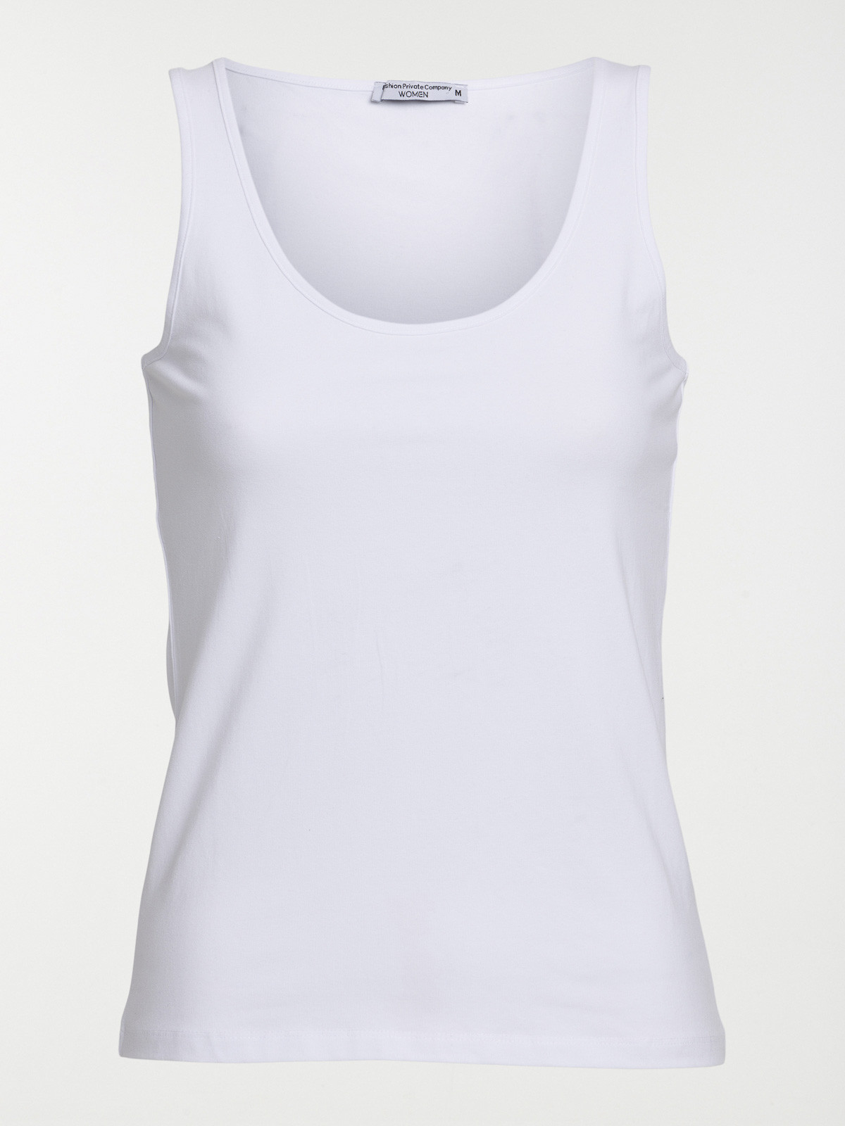 Débardeur basique blanc femme