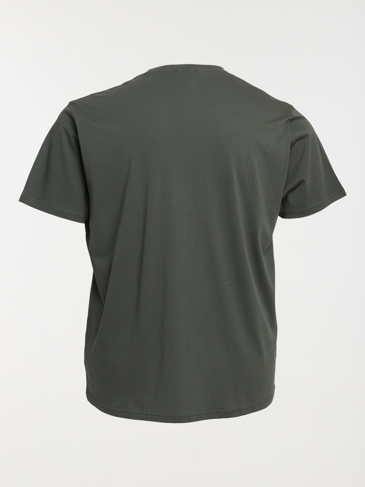 T-shirt kaki grande taille homme