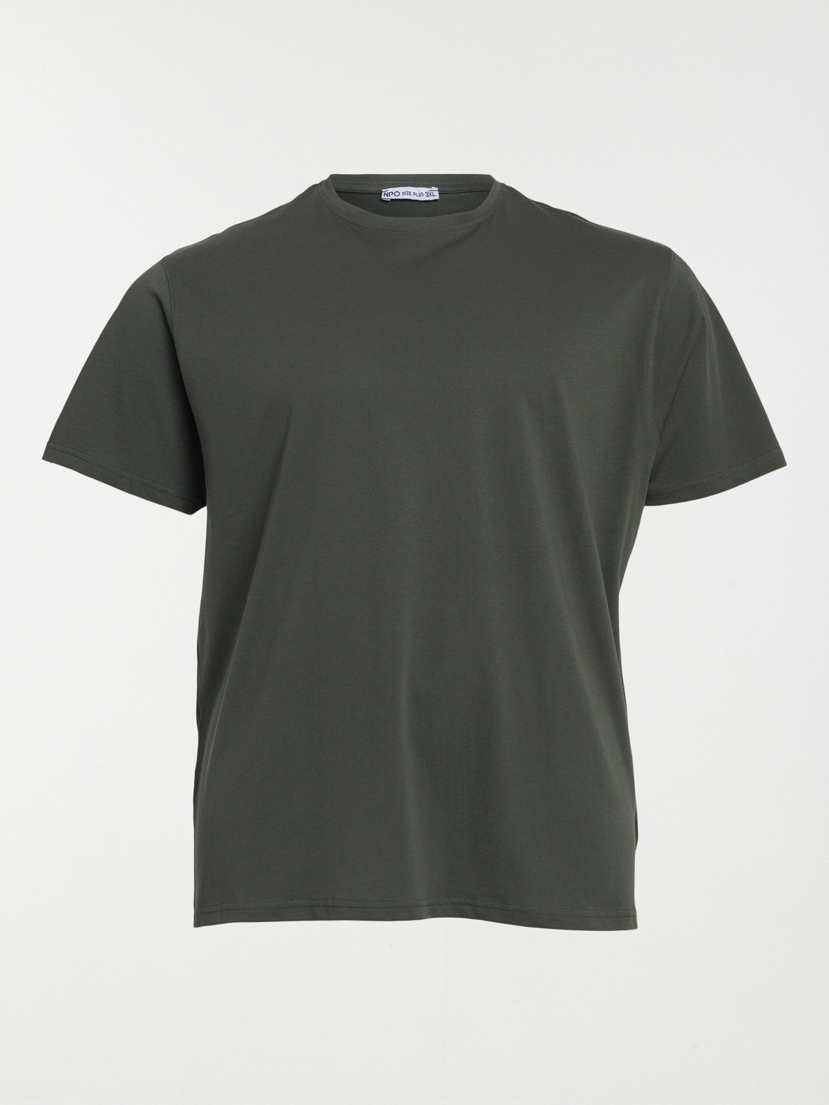 T-shirt kaki grande taille homme