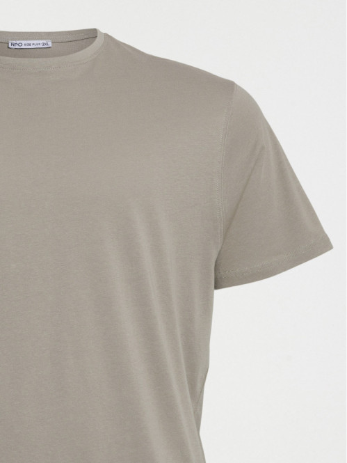 T-shirt col rond grande...