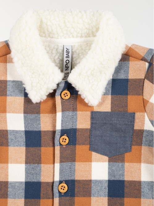 Surchemise à carreaux garçon (3-24M) Surchemise à carreaux garçon (3-24M)