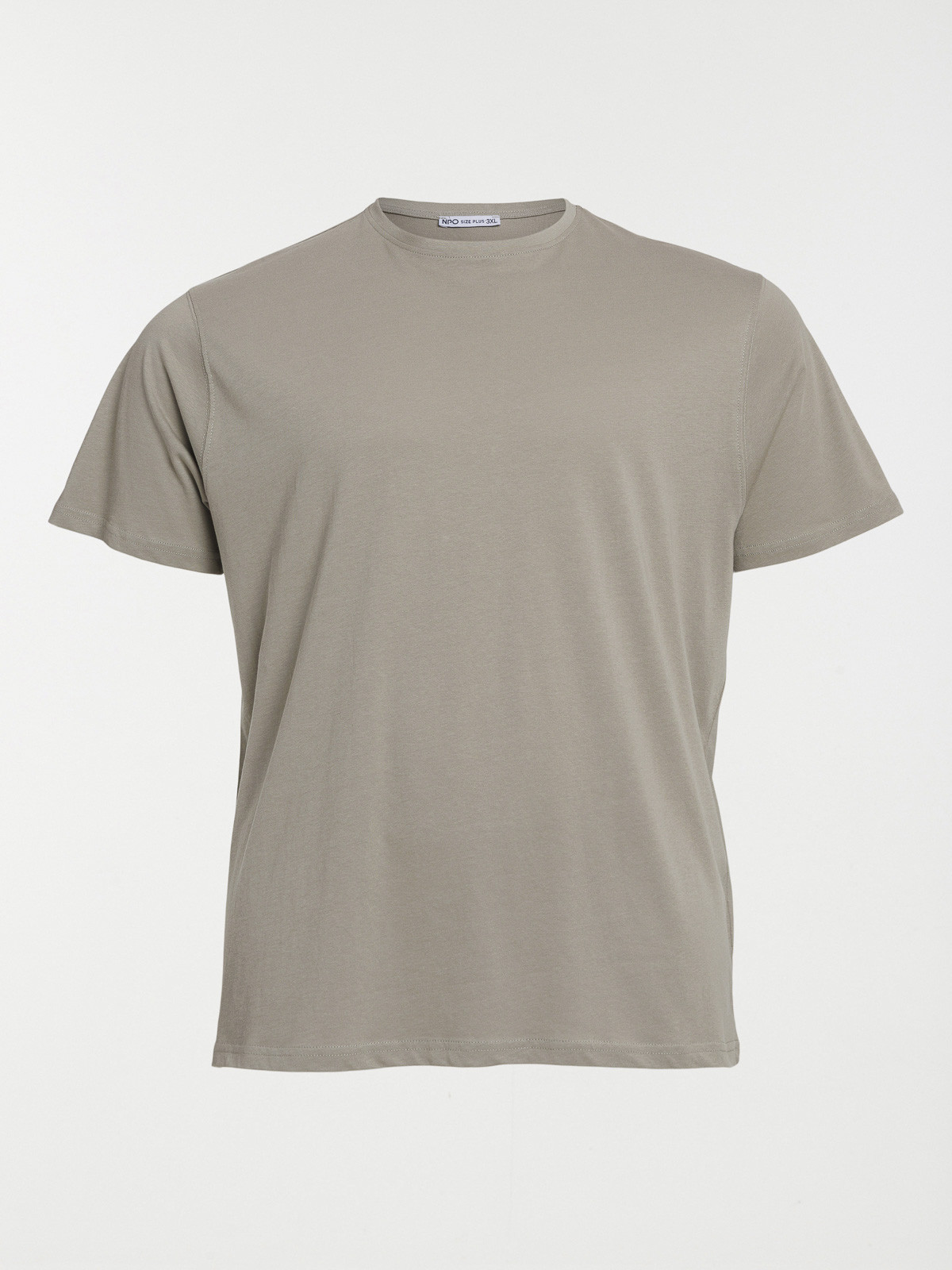 T-shirt col rond grande taille homme