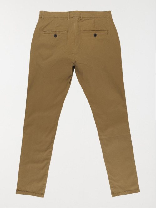 Pantalon chino café foncé...