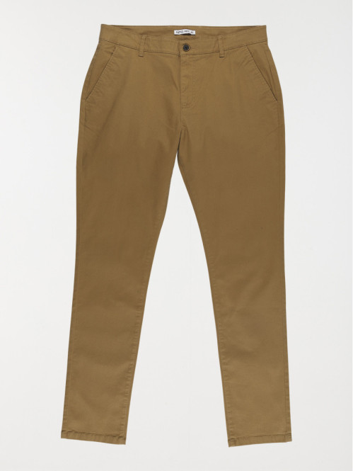 Pantalon chino café foncé...