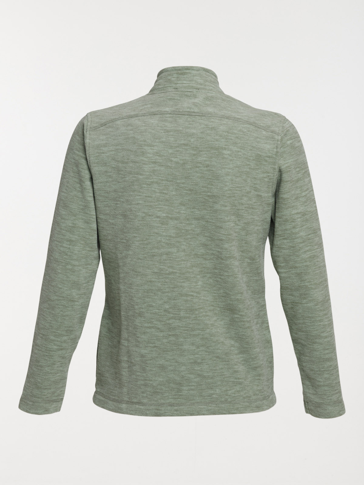 Polaire tilleul chiné zippé femme Polaire tilleul chiné zippé femme