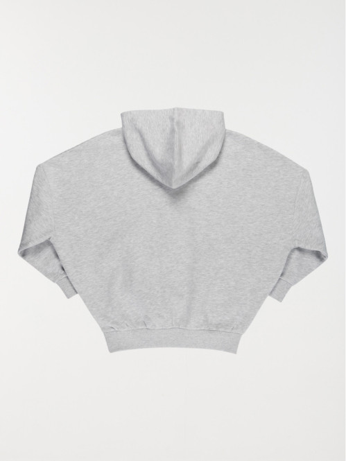 Sweat à capuche uni fille...