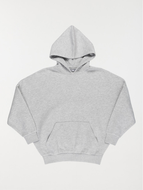 Sweat à capuche uni fille (XXS-M)