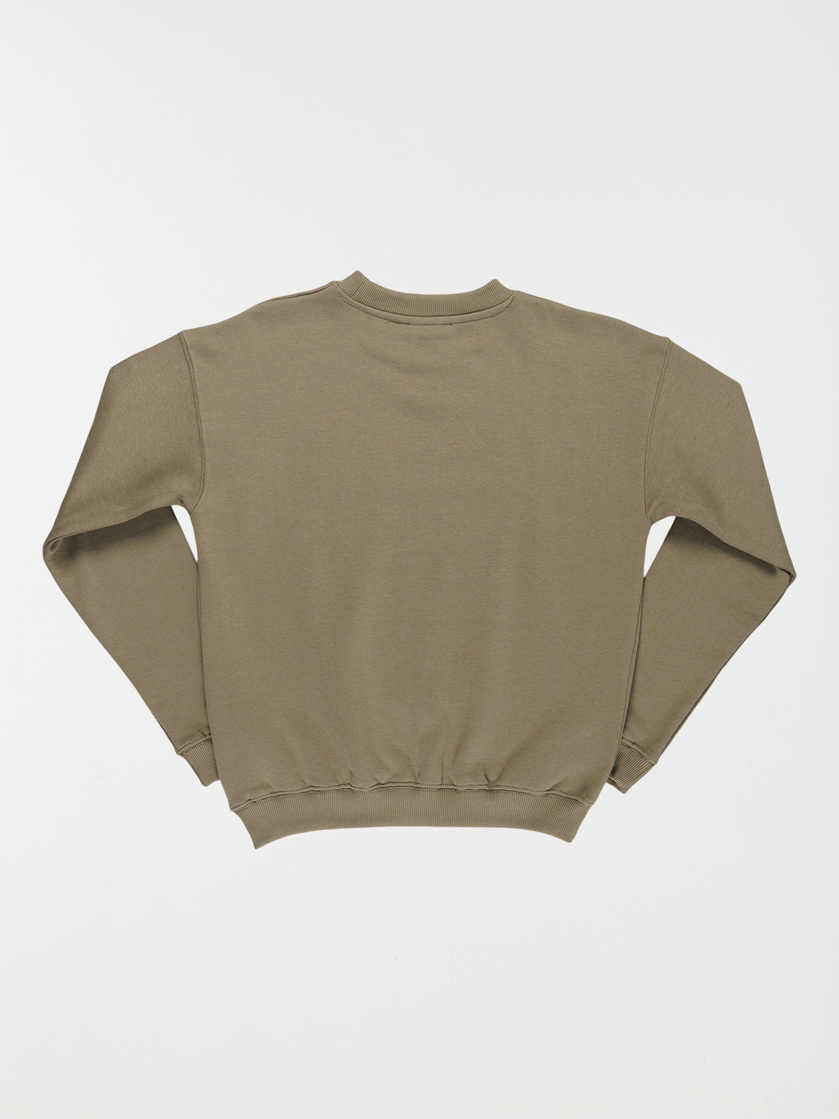 Sweat col rond vert sauge garçon (XXS-M)