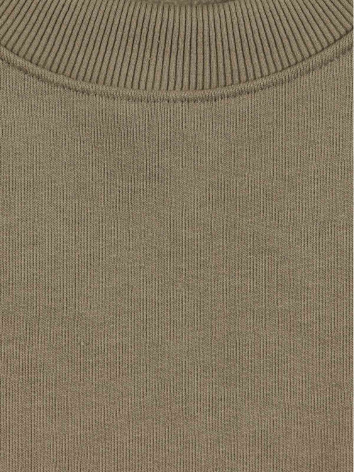 Sweat col rond vert sauge...